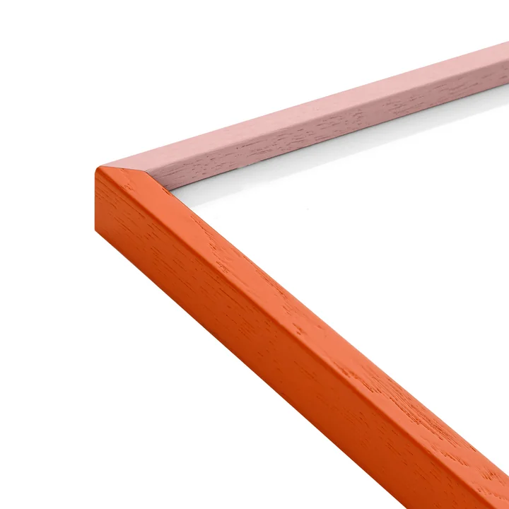 Bilderrahmen, Eiche orange / pink von Paper Collective 