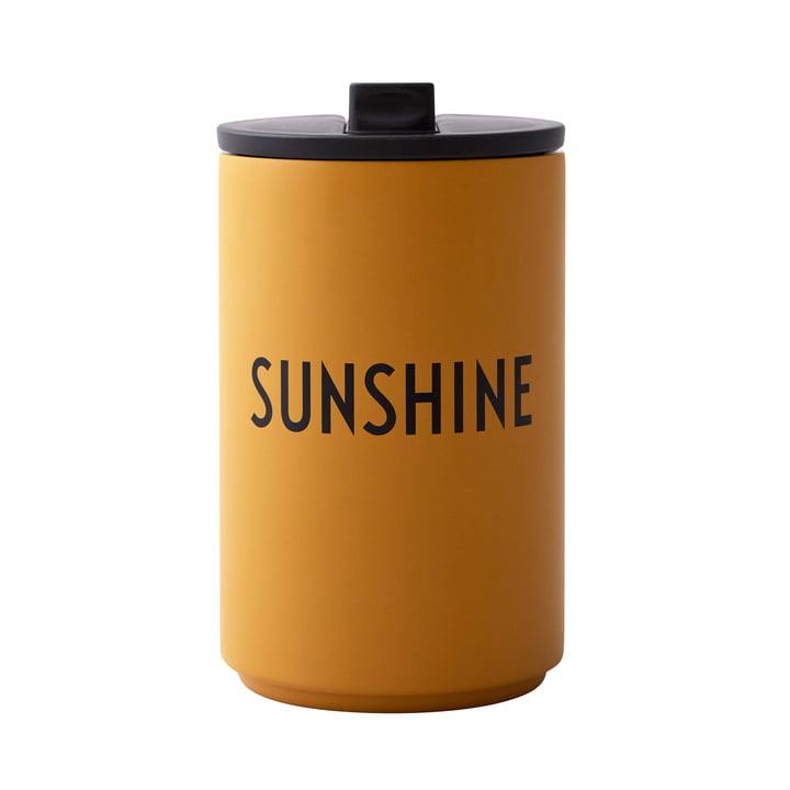 Thermo Cup 0.35 l Sunshine, senf von Design Letters 