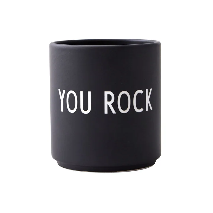 AJ Favourite Porzellan Becher, You Rock von Design Letters 