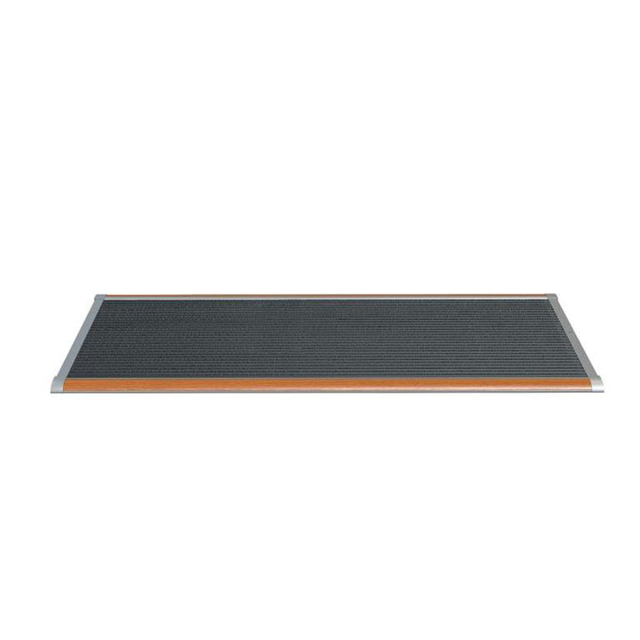 Fußmatte Outdoor 120 × 70 cm von Rizz in Teak / silber