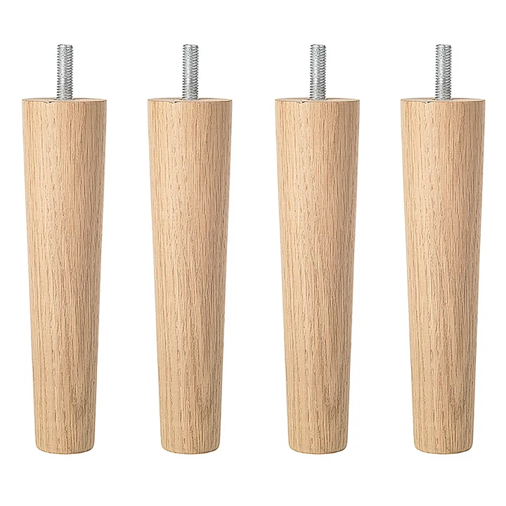 Ersatz/Zubehör: Beine für Wind / Air / Ocean, Eiche natur (4er-Set) von Broste Copenhagen 