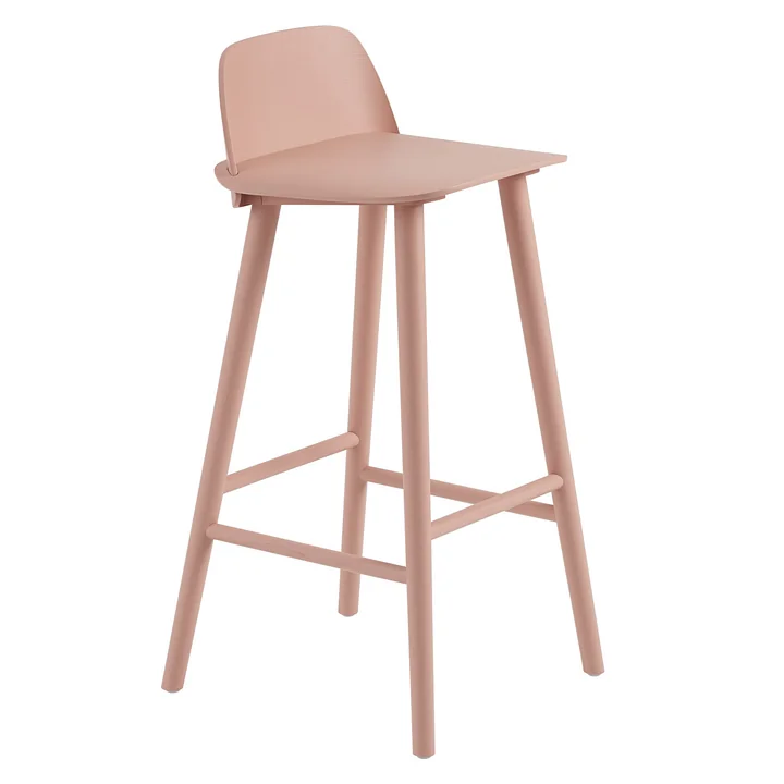 Nerd Barhocker H 75 cm von Muuto in tan rose