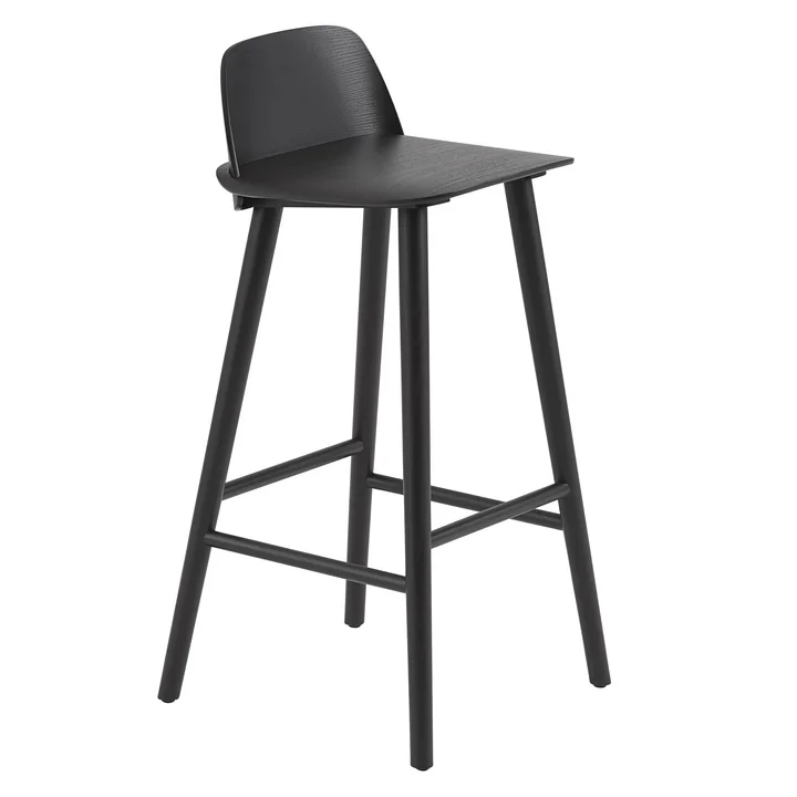 Nerd Barhocker H 75 cm von Muuto in schwarz