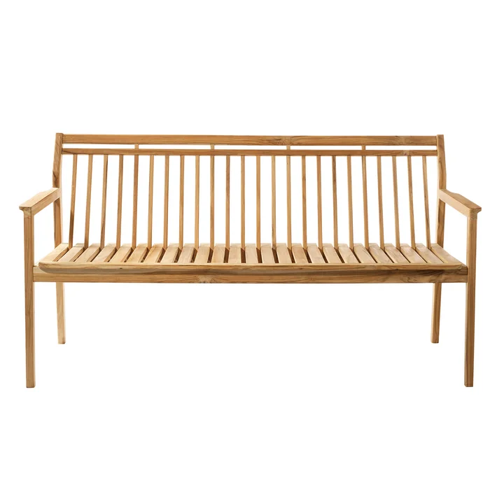 M11 Gartenbank 63,5 x 162 cm von FDB Møbler in Teak
