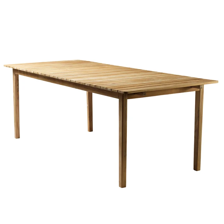M2 Gartentisch 90 x 219,5 cm von FDB Møbler in Teak