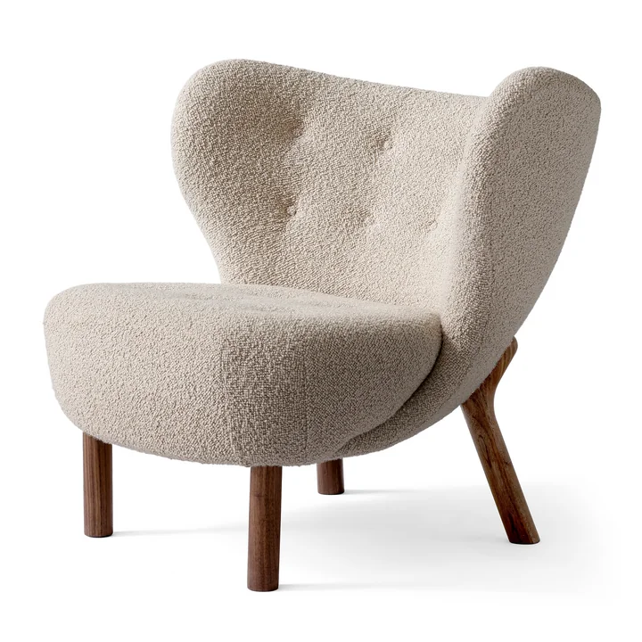Little Petra VB1 Lounge Chair von &Tradition in Walnuss / Karakorum 003