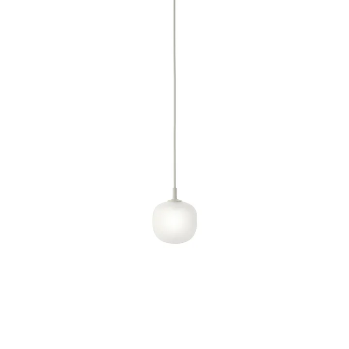Rime Pendelleuchte Ø 12 cm, opal / grau von Muuto 