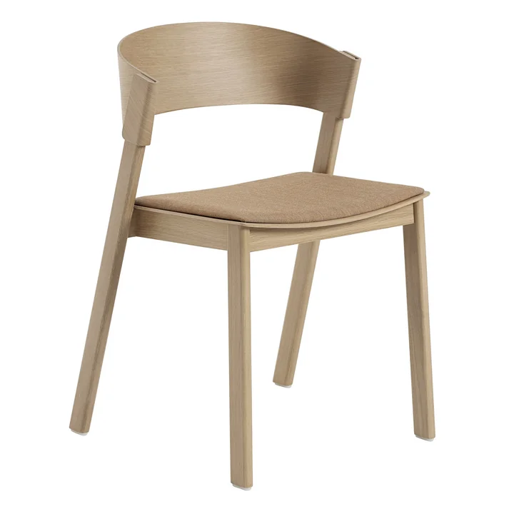 Cover Side Chair von Muuto in Eiche / Remix 252