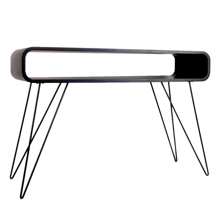 Metro Sofa Table, schwarz / schwarz von XLBoom