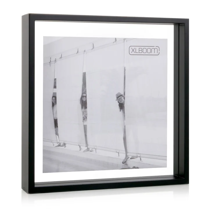 Square Floating Box Bilderrahmen 32 x 32 cm, coffee bean von XLBoom