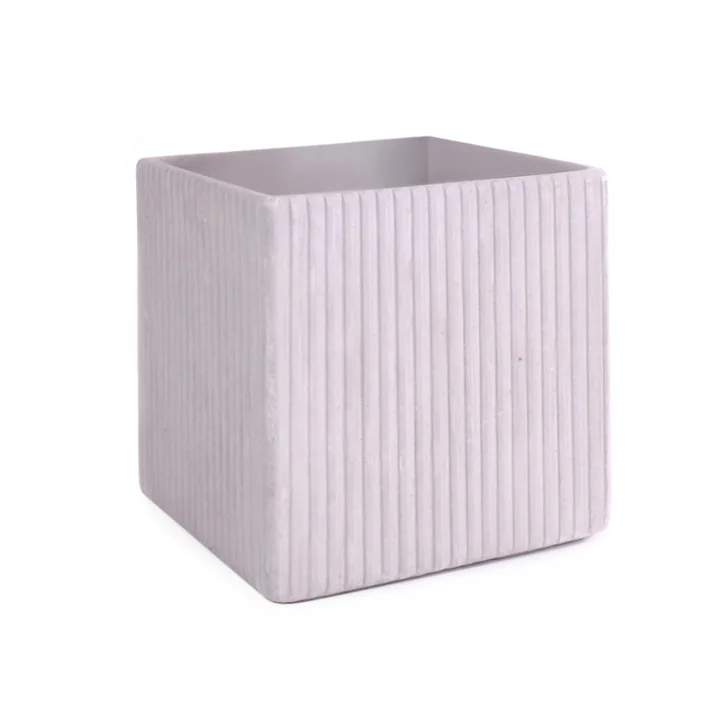 Mon Square Blumentopf S, grau von XLBoom