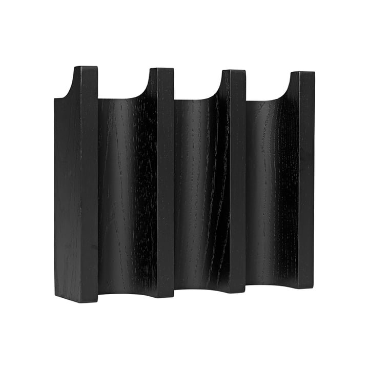 Column Garderobenhaken von Kristina Dam Studio in schwarz