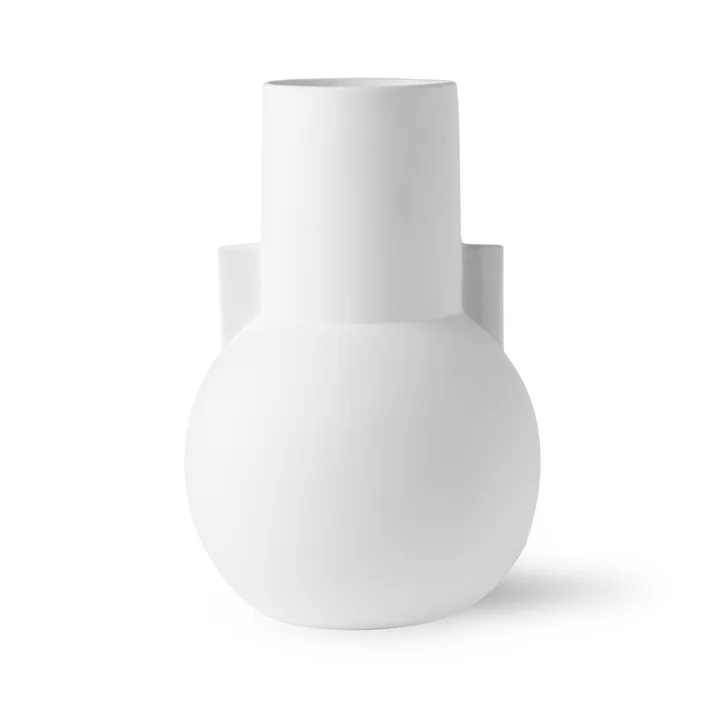 Vase S, Ø 17,5 x H 26 cm, matt weiß von HKliving