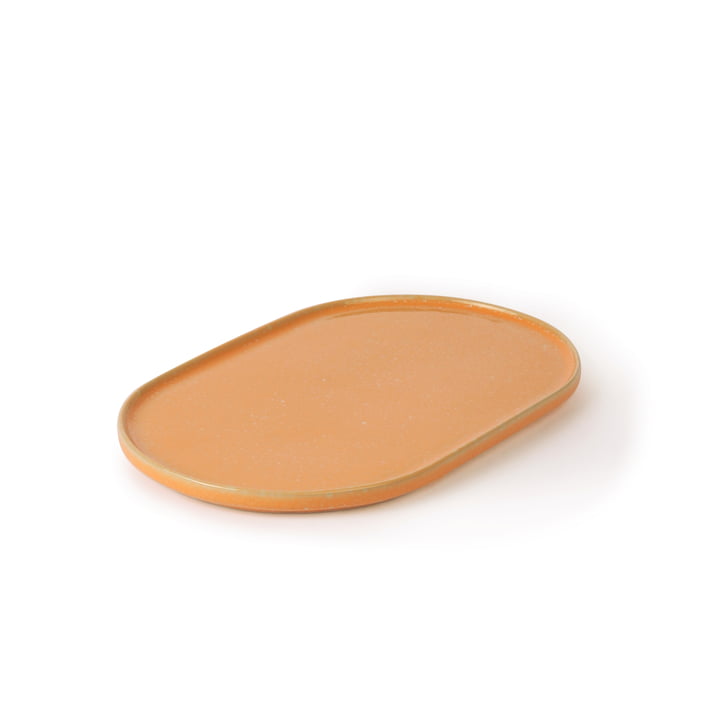 Gallery Teller 23,5 cm oval von HKliving in peach