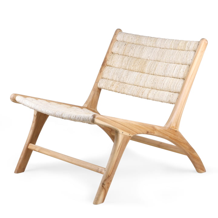Abaca Lounge Chair von HKliving in natur