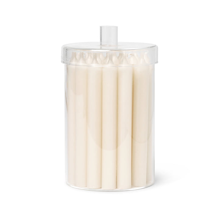 ferm Living - Count Down to Christmas Weihnachtskalenderkerze, off-white