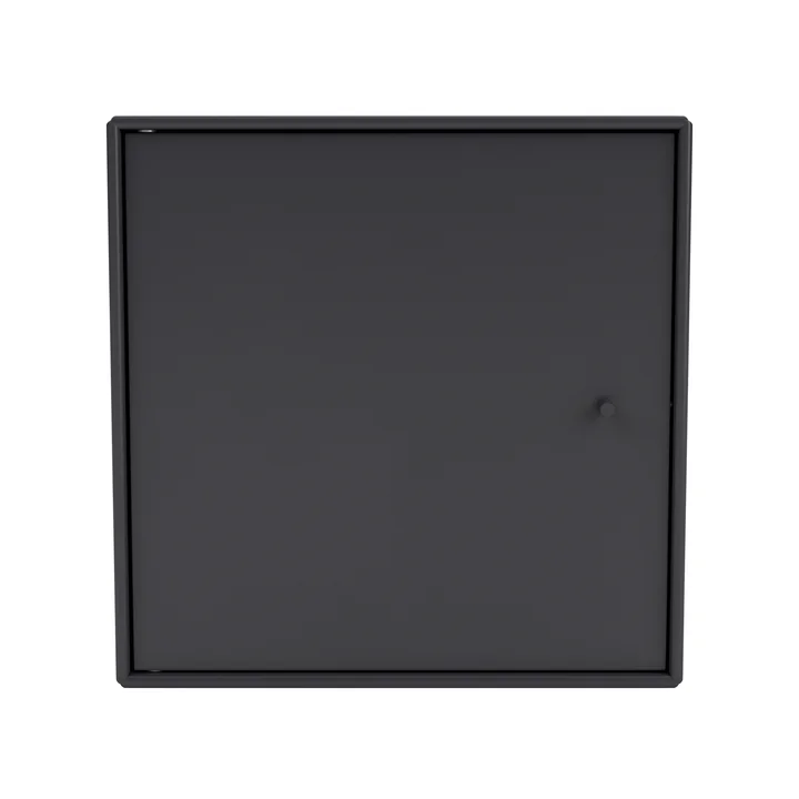 Mini Regalmodul mit Tür, anthrazit von Montana.