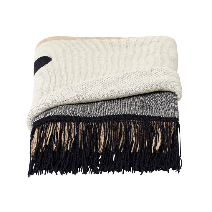 Aymara Decke, 130 x 190 cm, gemustert Creme von Form & Refine