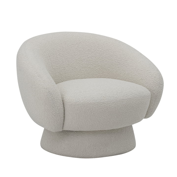 Ted Lounge Chair, weiß von Bloomingville