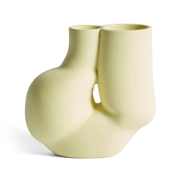 W&S Chubby Vase, soft gelb von HAY.