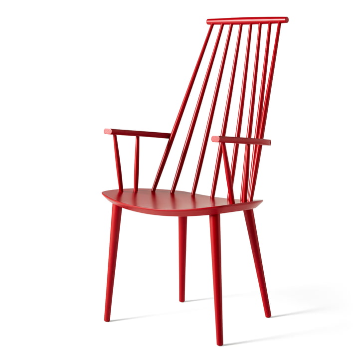 J110 Chair von Hay in raspberry red