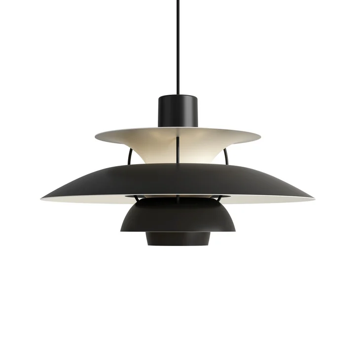 PH 5 Pendelleuchte, monochrome black von Louis Poulsen.