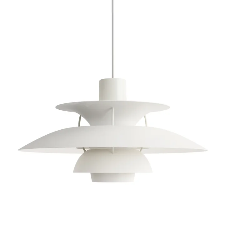 PH 5 Pendelleuchte, monochrome white von Louis Poulsen.