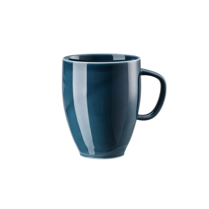 Junto Becher mit Henkel 38 cl, ocean blue von Rosenthal 