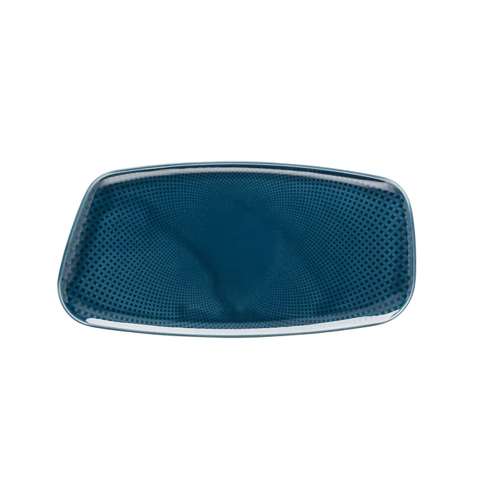  Junto Platte, 30 x 15 cm, ocean blue von Rosenthal