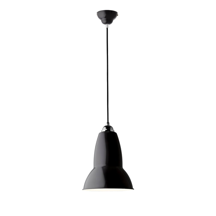 Original 1227 Midi Pendelleuchte, jet black (Kabel: schwarz) von Anglepoise