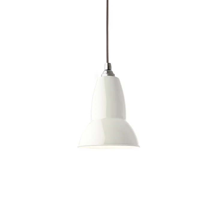 Original 1227 Pendelleuchte, linen white (Kabel: grau) von Anglepoise
