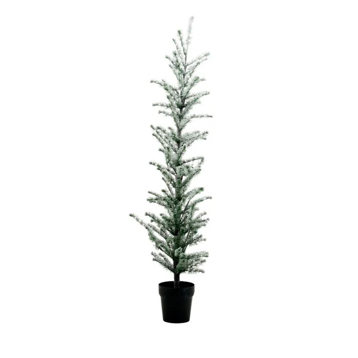 Weihnachtsbaum mit LED-Beleuchtung Flocked, H 160 cm, Natur von House Doctor