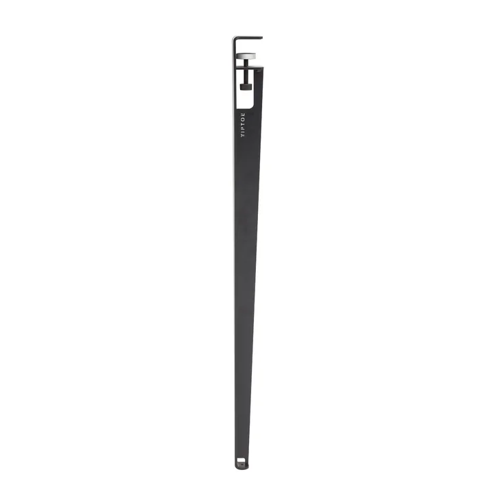 Das Tischbein H 90 cm, graphitschwarz von TipToe