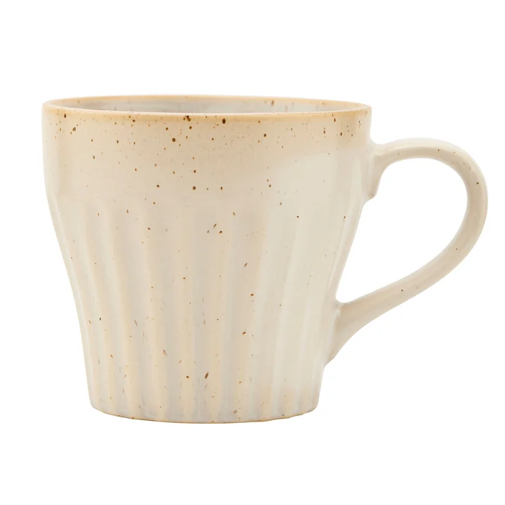 Becher mit Henkel, Berica, beige von House Doctor