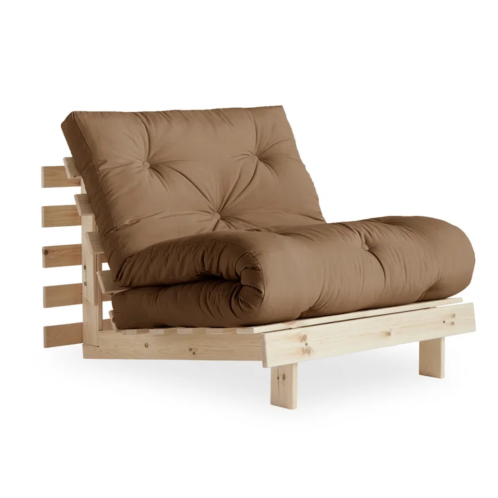 Der Roots Schlafsessel 90 cm, Kiefer natur / mocca (755) von Karup