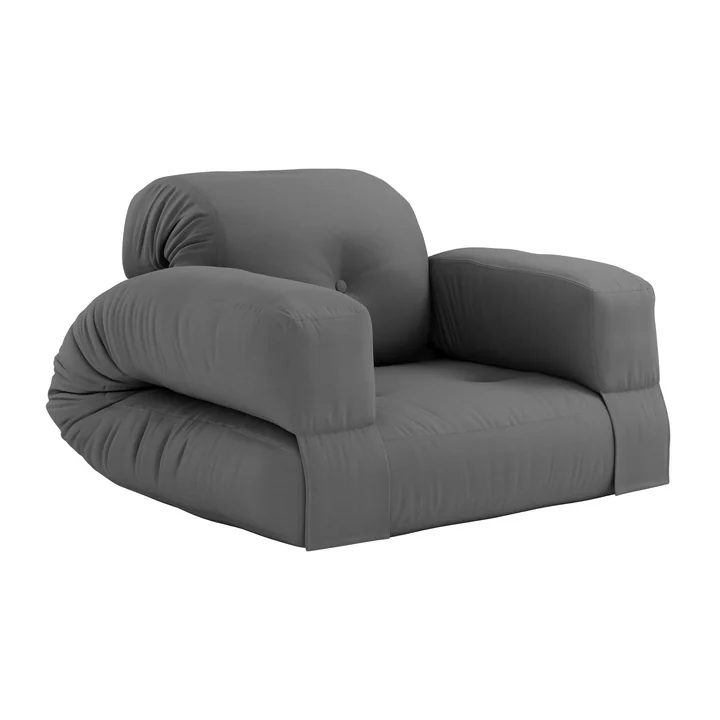 Der Hippo OUT Sessel, dunkelgrau (403) von Karup