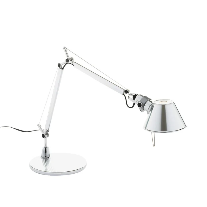 Tolomeo Micro Tischleuchte von Artemide in Aluminium hochglanzpoliert