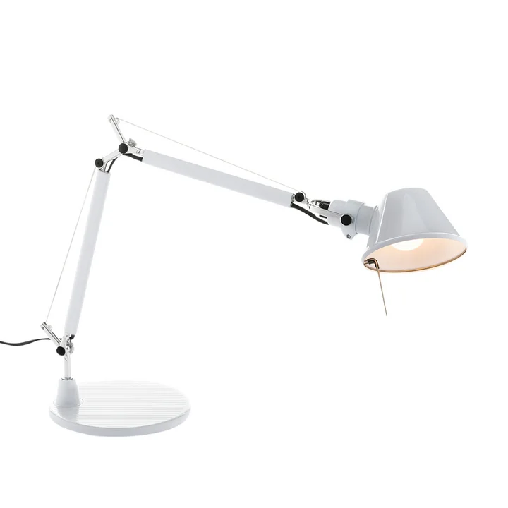 Tolomeo Micro Tischleuchte von Artemide in weiß glänzend