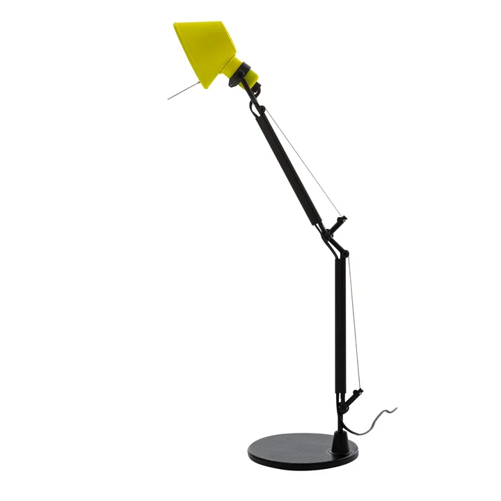 Tolomeo Micro Bicolor Tischleuchte, schwarz / gelb von Artemide
