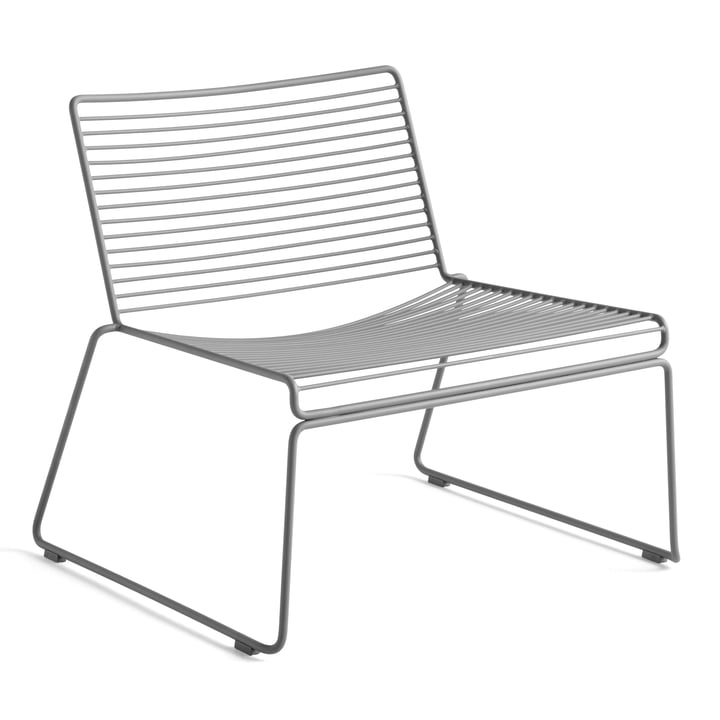 Hee Lounge Chair von Hay in asphalt grau