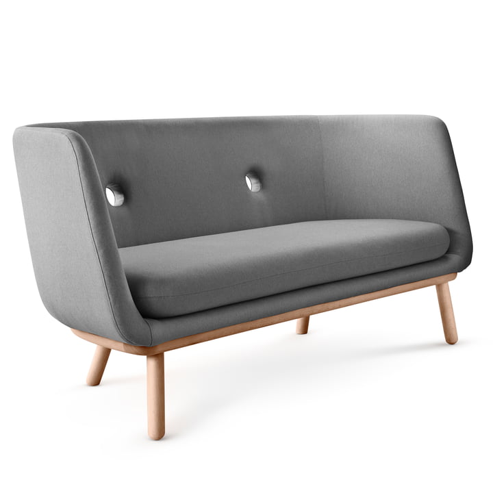 Das Phantom 2-Sitzer Sofa, Eiche / grau von Eva Solo