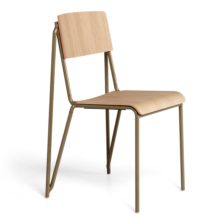 Der Petit Standard Stuhl, clay / Eiche matt lackiert von Hay