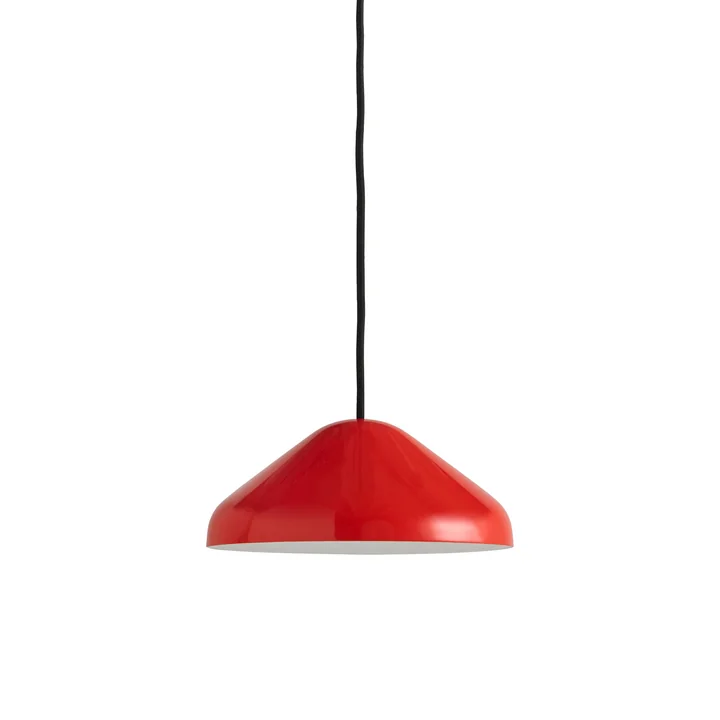 Die Pao Steel Pendelleuchte, Ø 23 x H 10 cm, rot von HAY