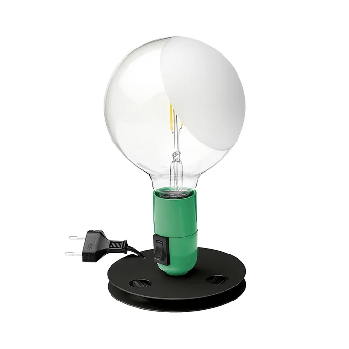 Lampadina LED Tischleuchte, grün von Flos