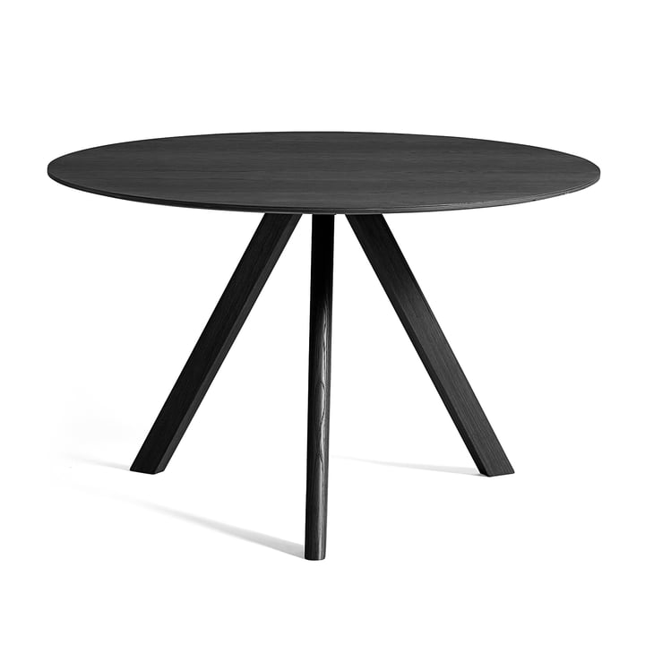 Der Copenhague CPH20 Tisch Ø 120 cm, schwarz von Hay
