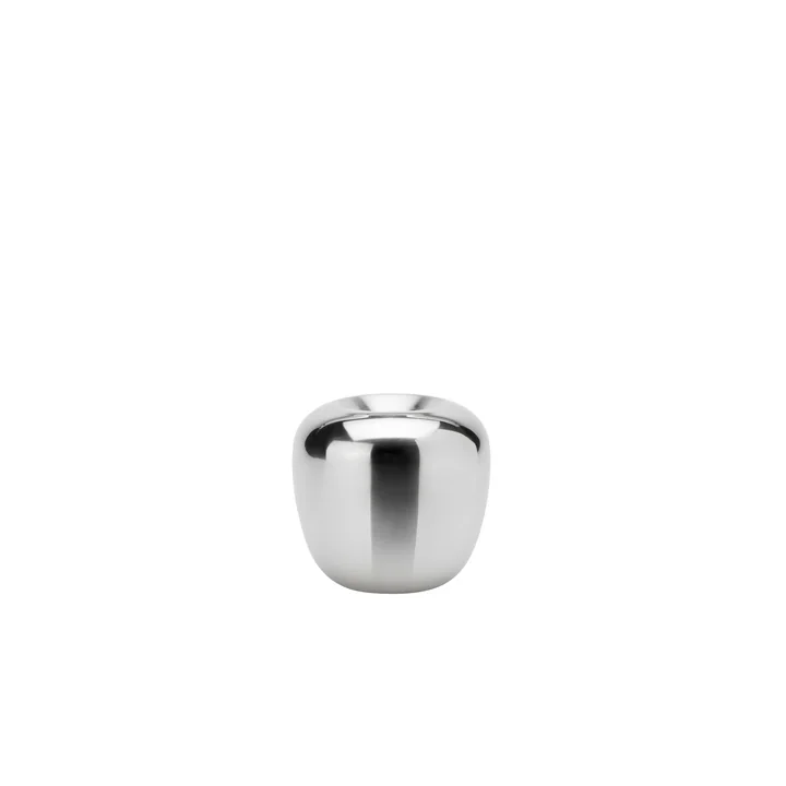 Der Ora Kerzenständer, Ø 7,4 x H 7 cm, Edelstahl von Stelton