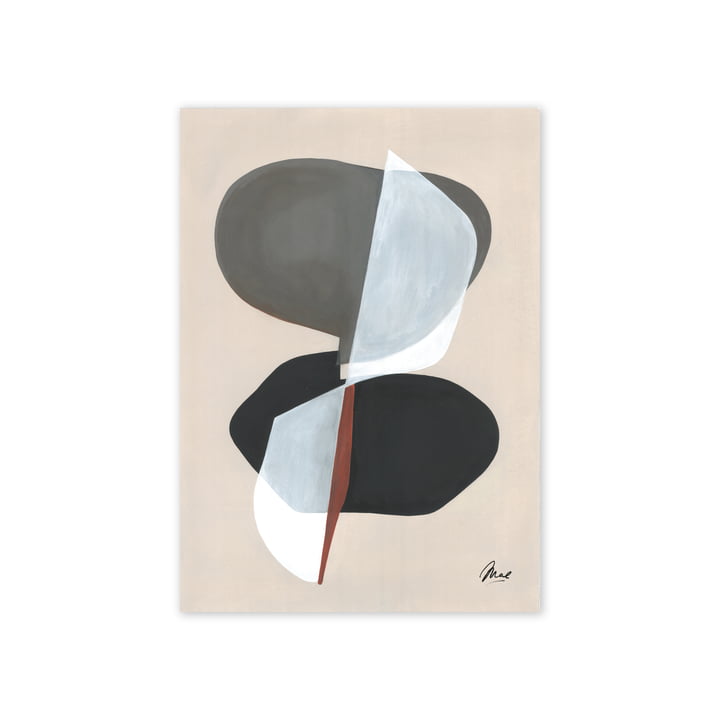 Das Composition 01 Poster, 50 x 70 cm von Paper Collective
