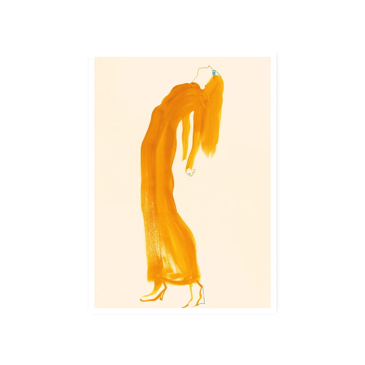 The Saffron Dress Poster, 50 x 70 cm von Paper Collective