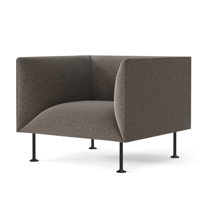 Das Godot Sofa 1- Sitzer, Doppiopanama 001 von Menu