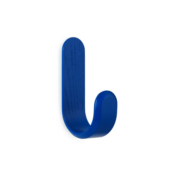 Der Curve Wandhaken, blau von Normann Copenhagen
